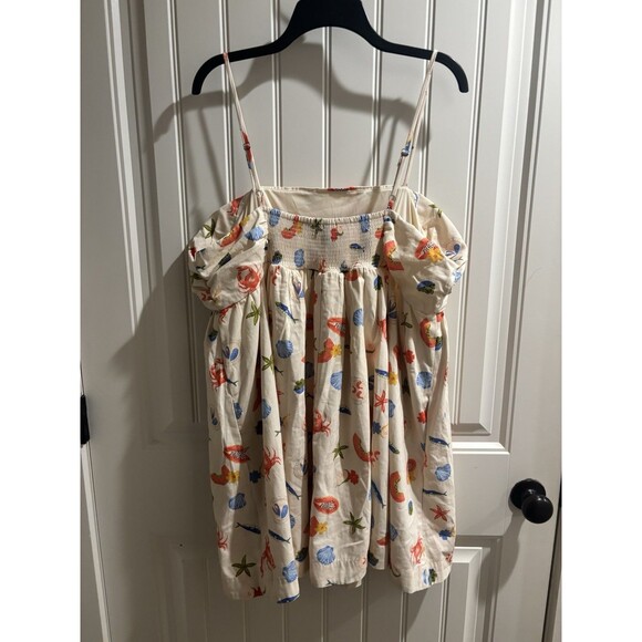 Free Assembly Women’s Pleated Cotton Mini Dress NWT Plus Sz XXL (20)  Pockets - Picture 6 of 7